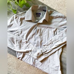 Modena Grey Button Down Dress Shirt | Men’s | 15 1/2 | 34/35